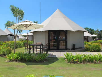 Tentes de lieu de villégiature luxueux de loge d'hôtel, résistance de haute température de tente d'hôtel de Glamping
