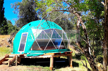 La tente imperméable de dôme de deux invités conçoit la couche en fonction du client d'aluminium de preuve de chaleur de Chambre de camping